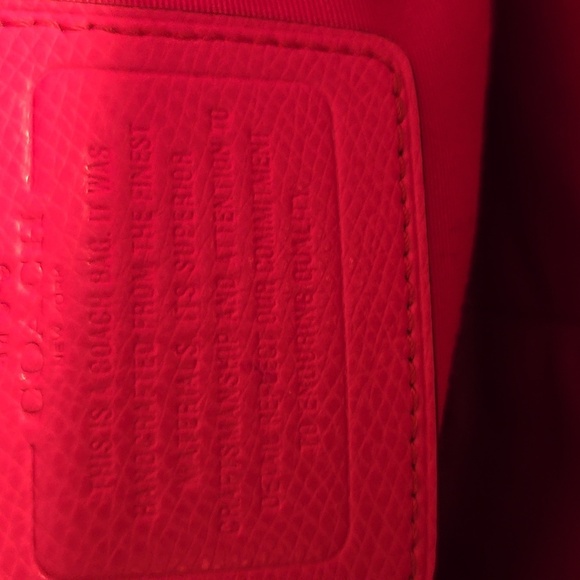 Coach Signature Sierra Satchel in Khaki/Magenta- Gorgeous!! - Picture 7 of 10